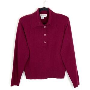 Vintage Outlander Lambswool Angora Rabbit Hair Wide Collar Sweater Large